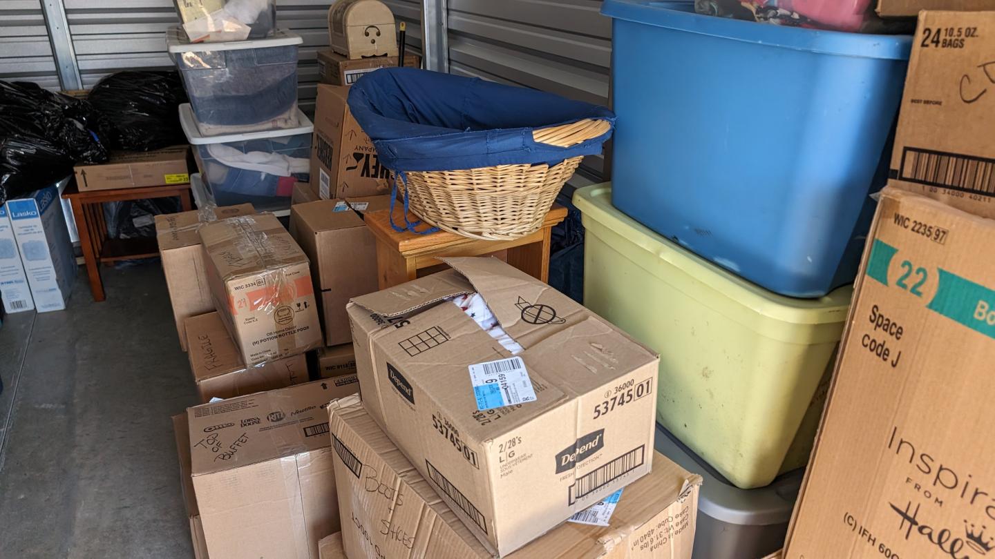 Storage Unit Auction in Zanesville, OH at Patriot Self Storage